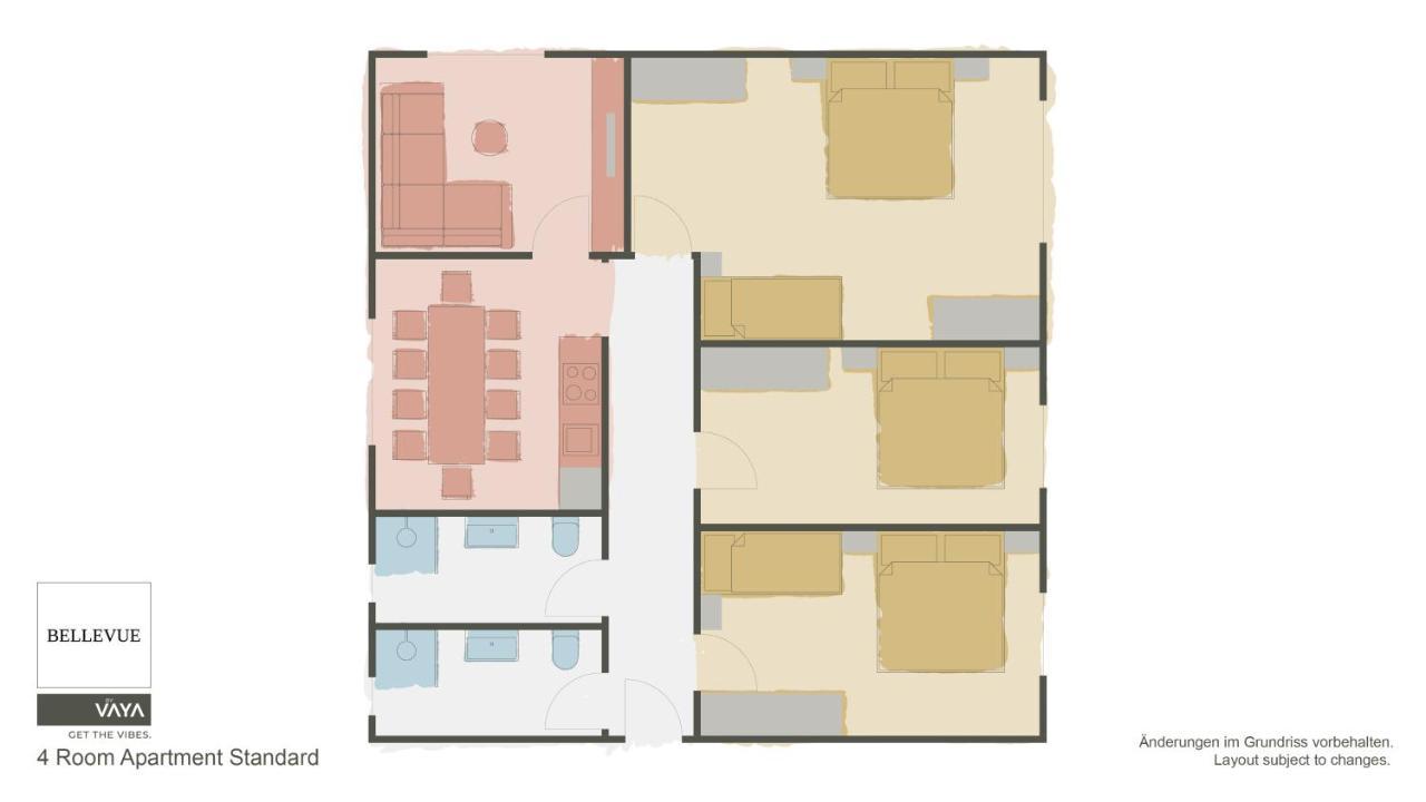 סרפהאוס Haus Bellevue By Vaya Inklusive Super Sommer Card מראה חיצוני תמונה